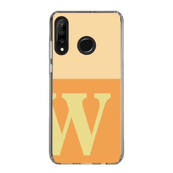 Slim Protection Case［ Original - initial two tone - W orange ］