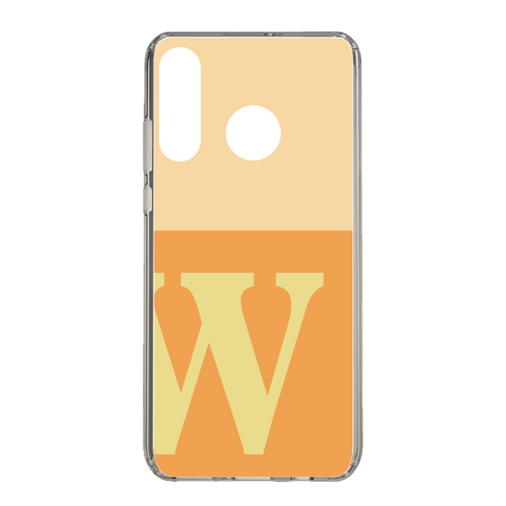 Slim Protection Case［ Original - initial two tone - W orange ］