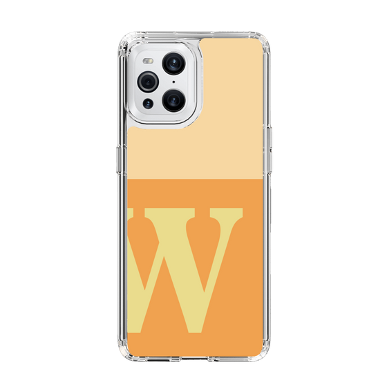 Slim Protection Case［ Original - initial two tone - W orange ］