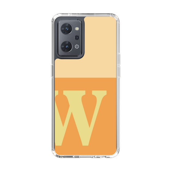 Slim Protection Case［ Original - initial two tone - W orange ］
