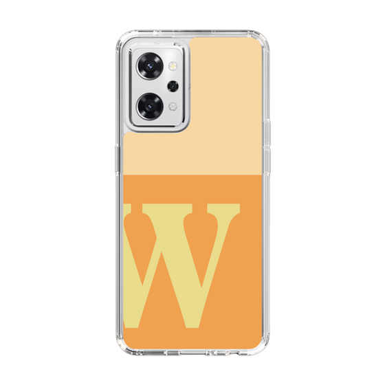 Slim Protection Case［ オリジナル - initial two tone - W orange ］