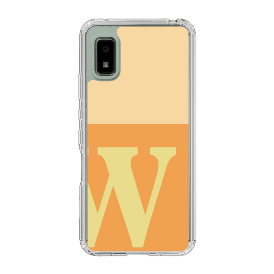Slim Protection Case［ Original - initial two tone - W orange ］