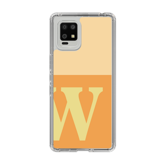Slim Protection Case［ Original - initial two tone - W orange ］
