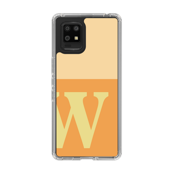 Slim Protection Case［ Original - initial two tone - W orange ］