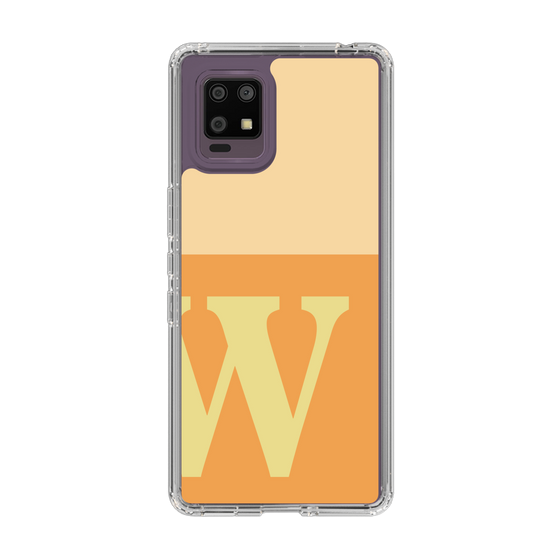 Slim Protection Case［ Original - initial two tone - W orange ］