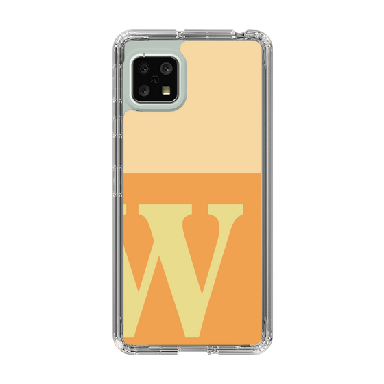 Slim Protection Case［ Original - initial two tone - W orange ］