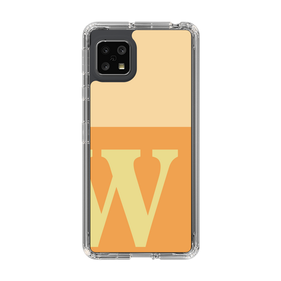 Slim Protection Case［ Original - initial two tone - W orange ］
