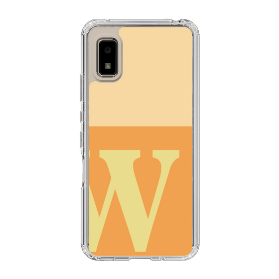 Slim Protection Case［ Original - initial two tone - W orange ］