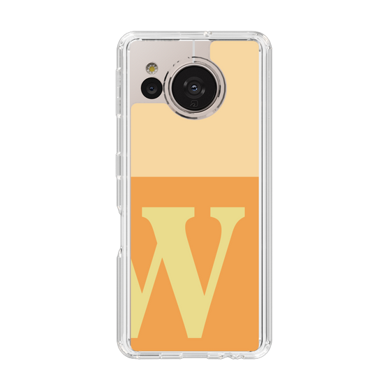 Slim Protection Case［ Original - initial two tone - W orange ］