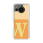 Slim Protection Case［ Original - initial two tone - W orange ］