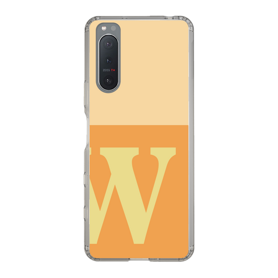 Slim Protection Case［ Original - initial two tone - W orange ］