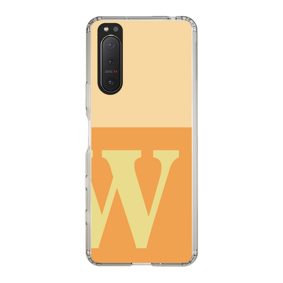 Slim Protection Case［ Original - initial two tone - W orange ］