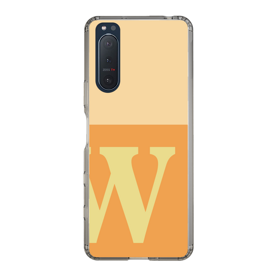 Slim Protection Case［ Original - initial two tone - W orange ］