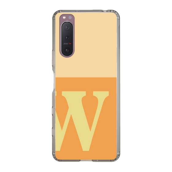 Slim Protection Case［ Original - initial two tone - W orange ］