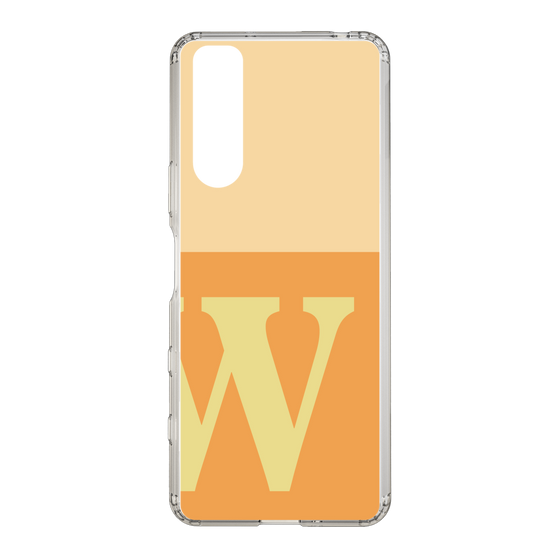 Slim Protection Case［ Original - initial two tone - W orange ］