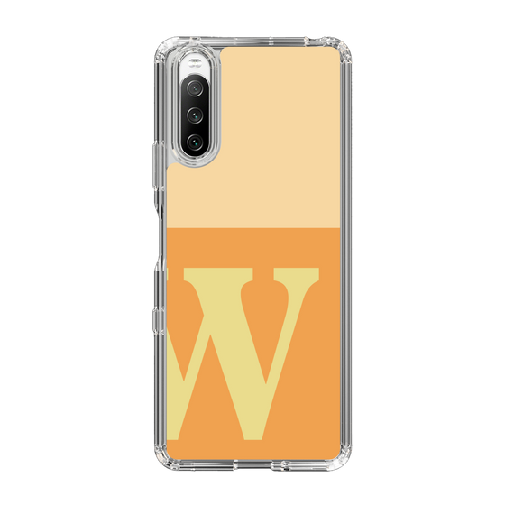 Slim Protection Case［ Original - initial two tone - W orange ］