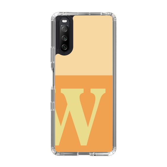 Slim Protection Case［ Original - initial two tone - W orange ］