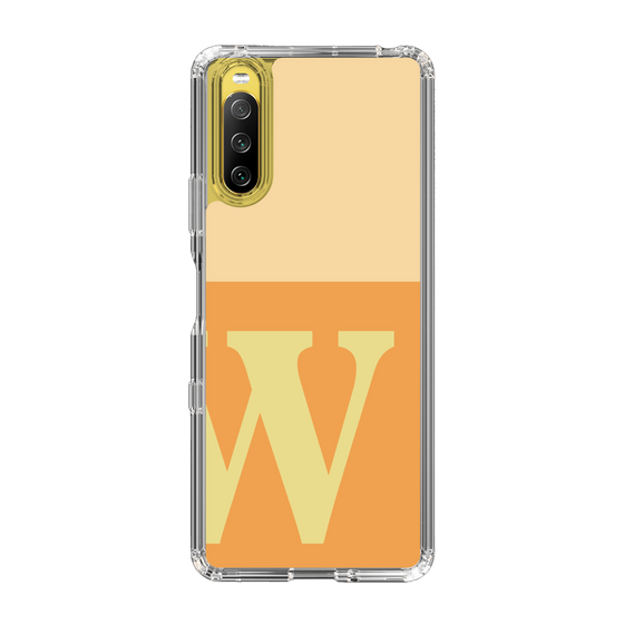 Slim Protection Case［ Original - initial two tone - W orange ］
