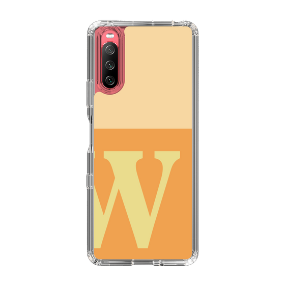 Slim Protection Case［ Original - initial two tone - W orange ］