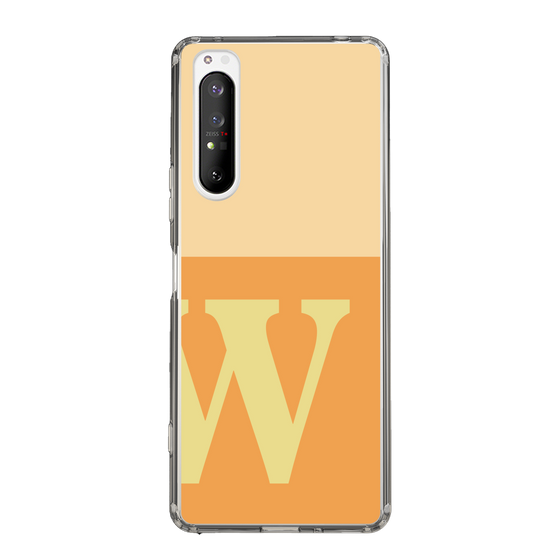 Slim Protection Case［ Original - initial two tone - W orange ］