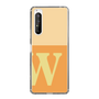 Slim Protection Case［ Original - initial two tone - W orange ］