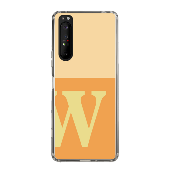 Slim Protection Case［ Original - initial two tone - W orange ］