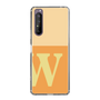 Slim Protection Case［ Original - initial two tone - W orange ］