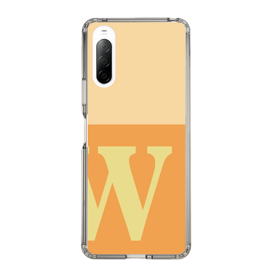 Slim Protection Case［ Original - initial two tone - W orange ］