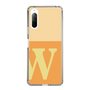 Slim Protection Case［ Original - initial two tone - W orange ］