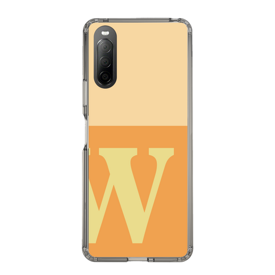 Slim Protection Case［ Original - initial two tone - W orange ］