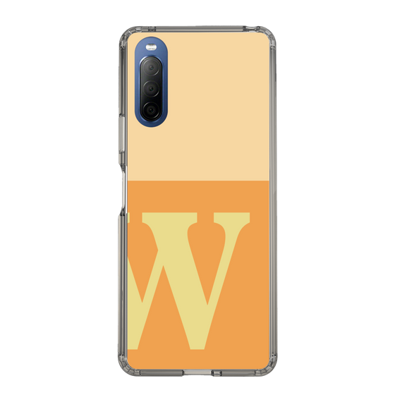 Slim Protection Case［ Original - initial two tone - W orange ］
