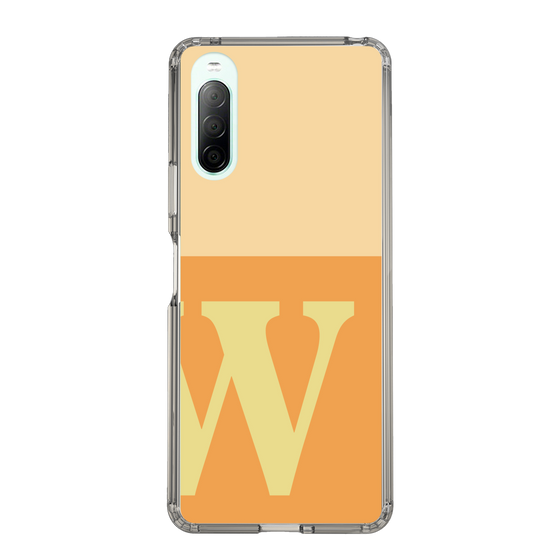 Slim Protection Case［ Original - initial two tone - W orange ］
