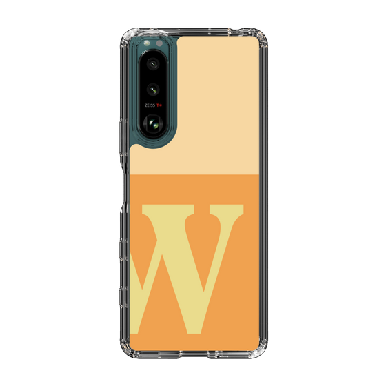 Slim Protection Case［ Original - initial two tone - W orange ］