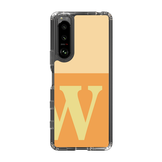 Slim Protection Case［ Original - initial two tone - W orange ］