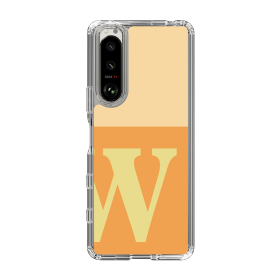 Slim Protection Case［ Original - initial two tone - W orange ］
