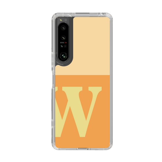 Slim Protection Case［ Original - initial two tone - W orange ］