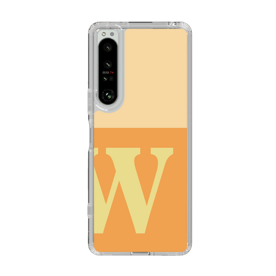 Slim Protection Case［ Original - initial two tone - W orange ］
