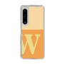 Slim Protection Case［ Original - initial two tone - W orange ］