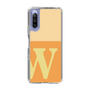 Slim Protection Case［ Original - initial two tone - W orange ］
