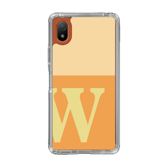 Slim Protection Case［ Original - initial two tone - W orange ］