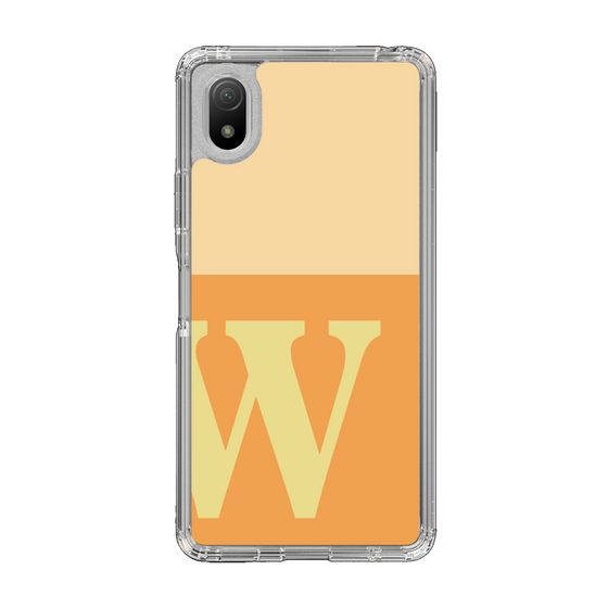 Slim Protection Case［ Original - initial two tone - W orange ］