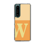 Slim Protection Case［ Original - initial two tone - W orange ］
