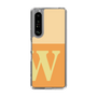 Slim Protection Case［ Original - initial two tone - W orange ］