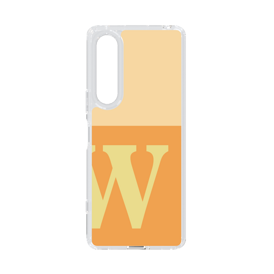 Slim Protection Case［ Original - initial two tone - W orange ］