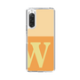 Slim Protection Case［ Original - initial two tone - W orange ］