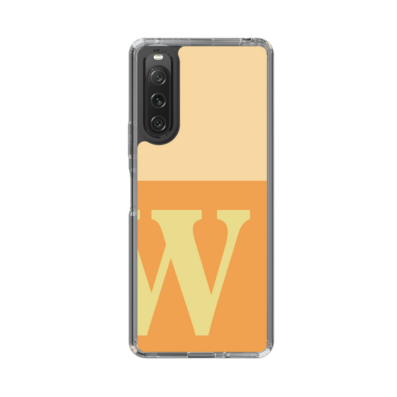 Slim Protection Case［ Original - initial two tone - W orange ］