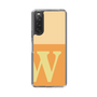 Slim Protection Case［ Original - initial two tone - W orange ］