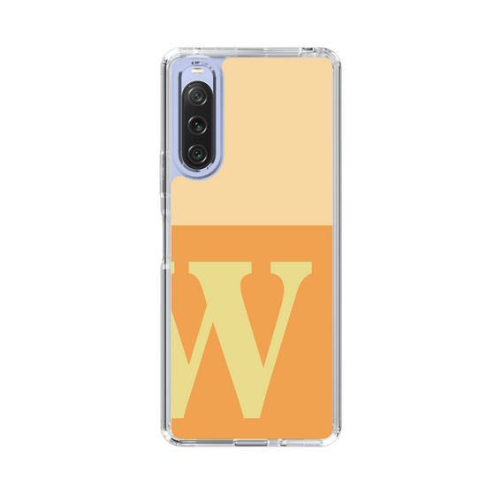 Slim Protection Case［ Original - initial two tone - W orange ］