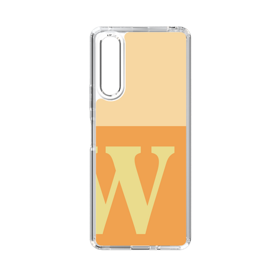 Slim Protection Case［ Original - initial two tone - W orange ］
