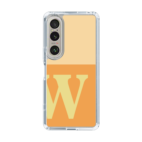 Slim Protection Case［ Original - initial two tone - W orange ］